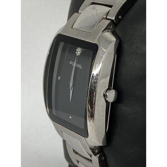 Fossil FS4043 Men Silver Stainless Steel Analog Dial Quartz Genuine Watch OP762 - Picture 4 of 12